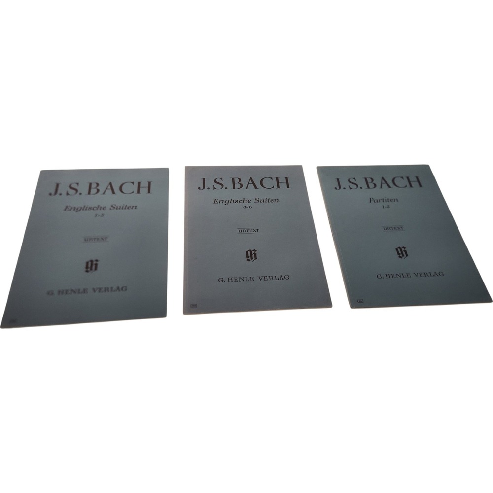 JS Bach English Suites 1-6 & Partitas 1-3 G Henle Verlag Urtext Sheet Music Set